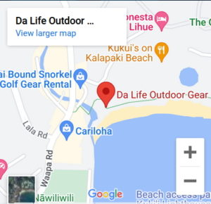 Map to DaLife Outdoor Gear location